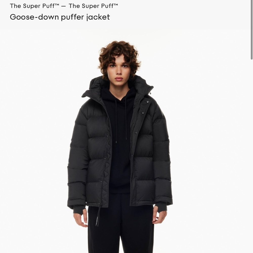 Aritzia Black Super Puff - Size Small - Classic Length